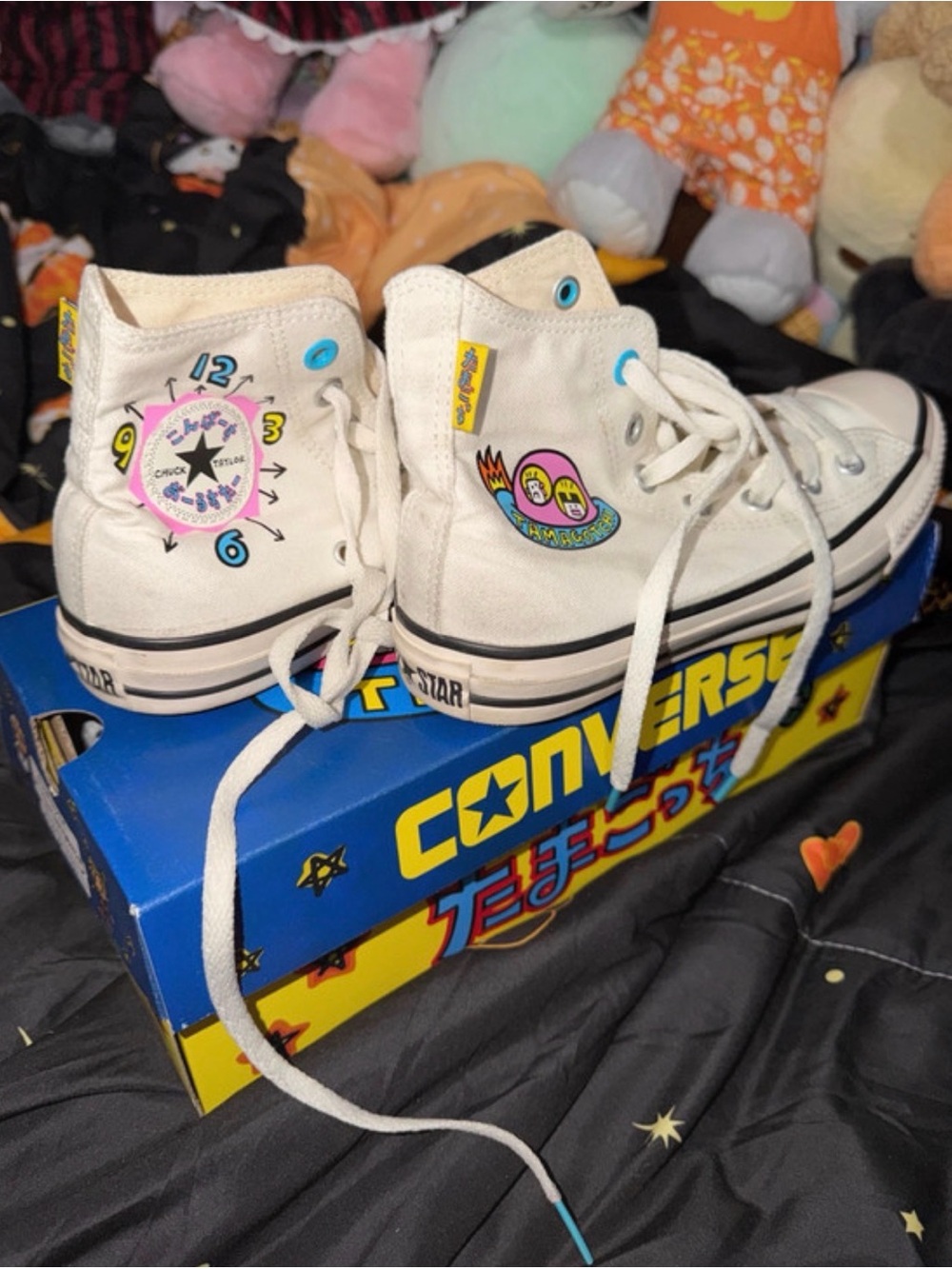 Tamagotchi X Converse Chuck Taylor High Top Sneakers